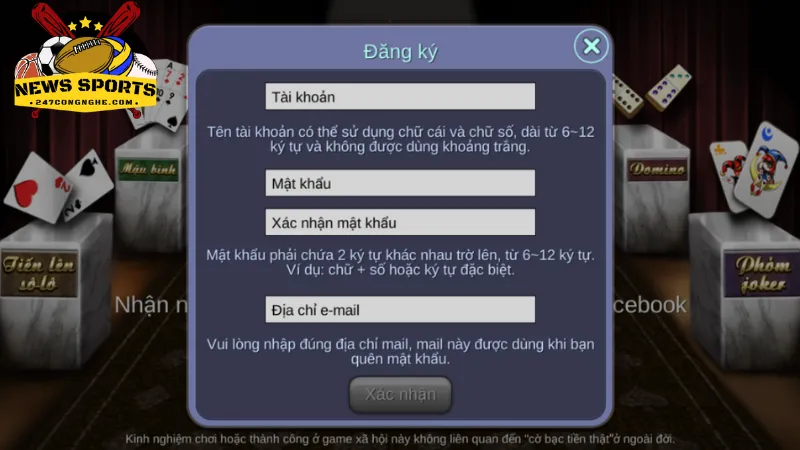 Hướng dẫn đăng ký tài khoản tại cổng game playcoc nhanh nhất