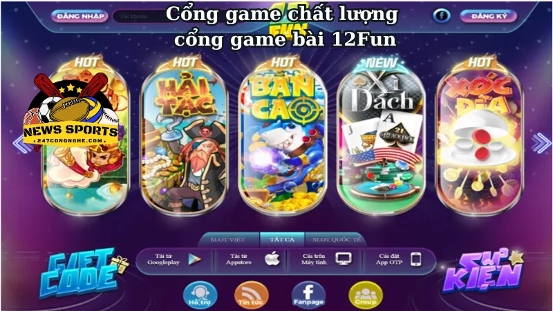 Cổng game chất lượng